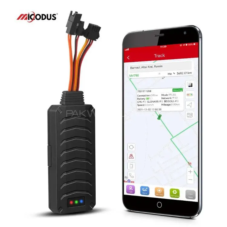 MiCODUS MV790 GPS Tracker For Bike and Car  With Mic and SOS Image-1