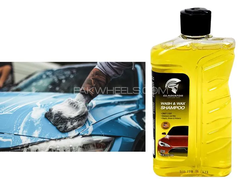 Gladiator Wash And Wax Shampoo | Ultra Shine shampoo High phobic Image-1