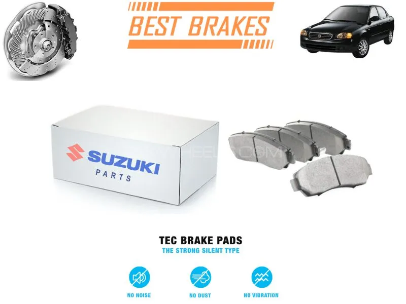 Suzuki Baleno 1300cc TEC Brake Pads - High Quality Brake Parts Image-1