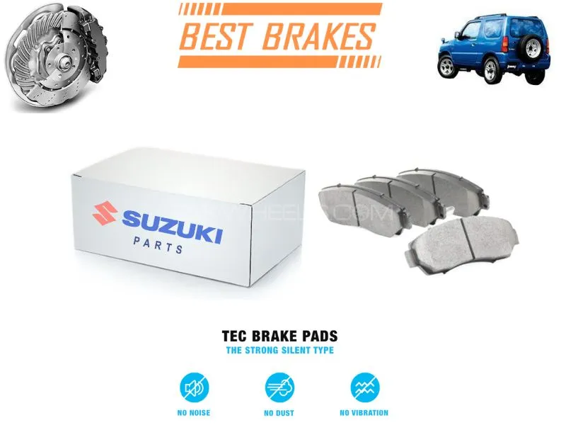 Suzuki Jimny 1300cc 1998-2019 TEC Brake Pads - High Quality Brake Parts Image-1