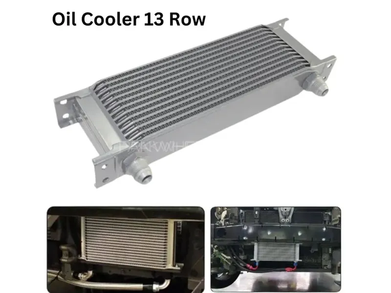 Aluminum Engine Transmission AN10 Oil Cooler 13 Row Image-1