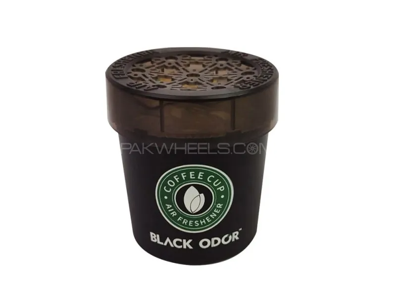 Black Odor Cup Coffee Air Freshener - Bk Ice Image-1