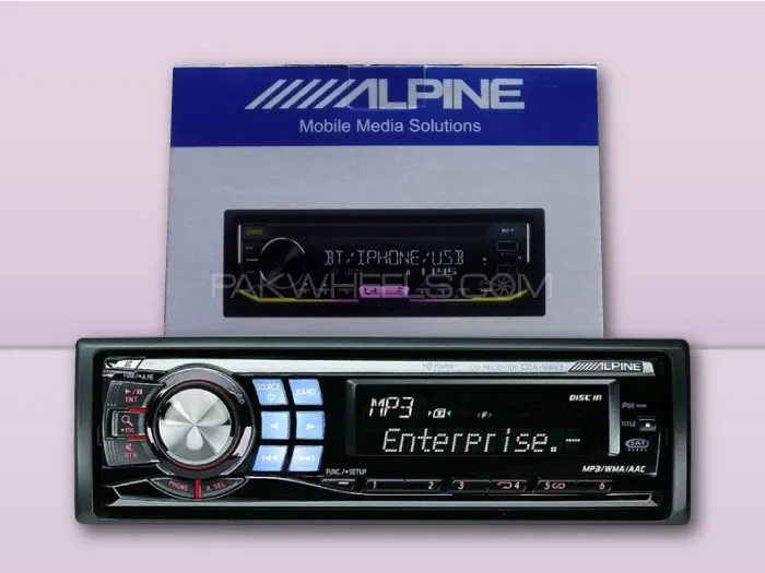 Alpine Car MP3 Player with Bluetooth & Color Display Option Image-1