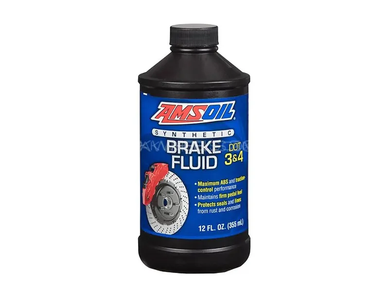 AMSOIL DOT 3 And DOT 4 100% Synthetic Brake Fluid | Brake Oil | 355ml Image-1