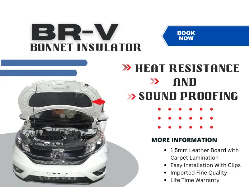 Honda BR-V | Bonnet Insulator | Heat and Sound Proofing | BR-V