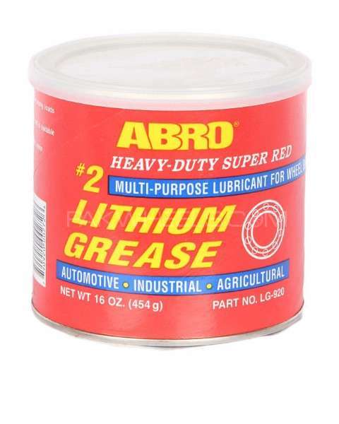 ABRO # 2 Heavy Duty Super Red Lithium Grease - 500 gm Image-1