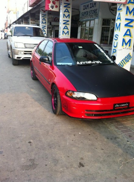 Honda Civic - 1995 sesky red Honda Civic - 1995 sesky red Image-2