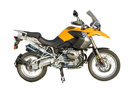 BMW R1200 GS Adventure Side Profile (Right) Yellow