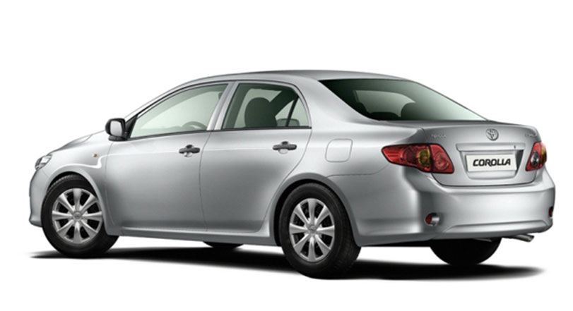 Toyota Corolla 10th Generation Interior Rear side profile
