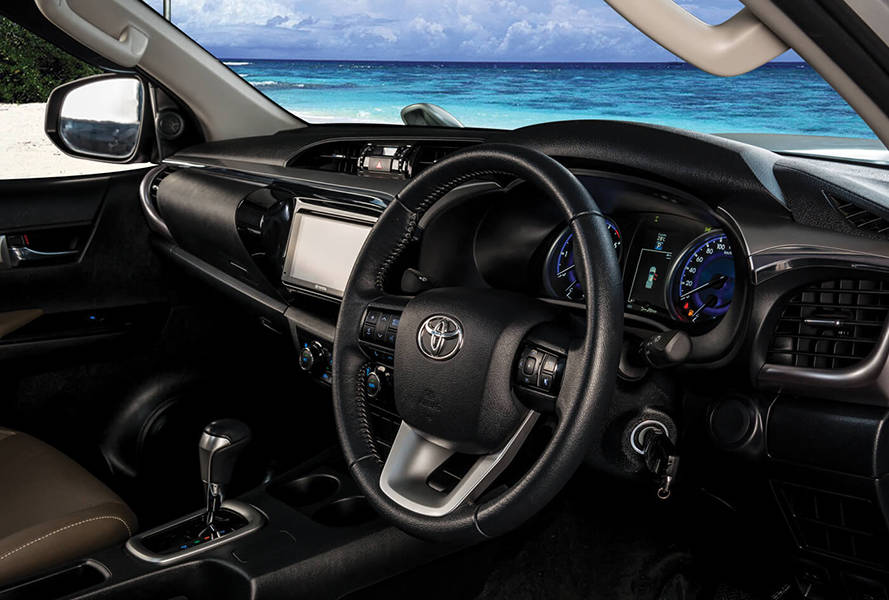Toyota Hilux Interior Exquisite interior