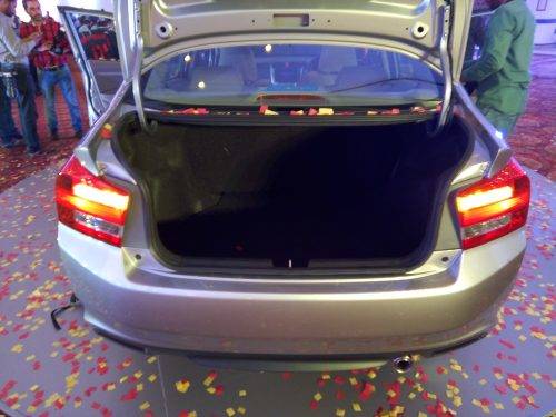 Honda City 5th Generation Exterior Trunk Space