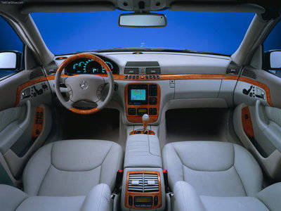 Mercedes Benz S Class 4th (W220) Generation  Interior Cockpit