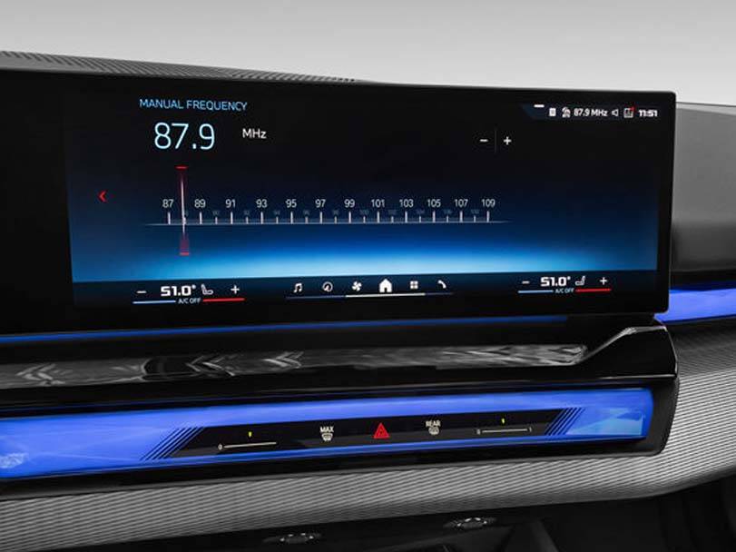 BMW i5 Interior Infotainment System