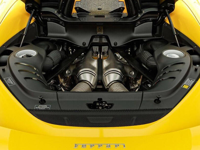 Ferrari 296 Exterior Engine