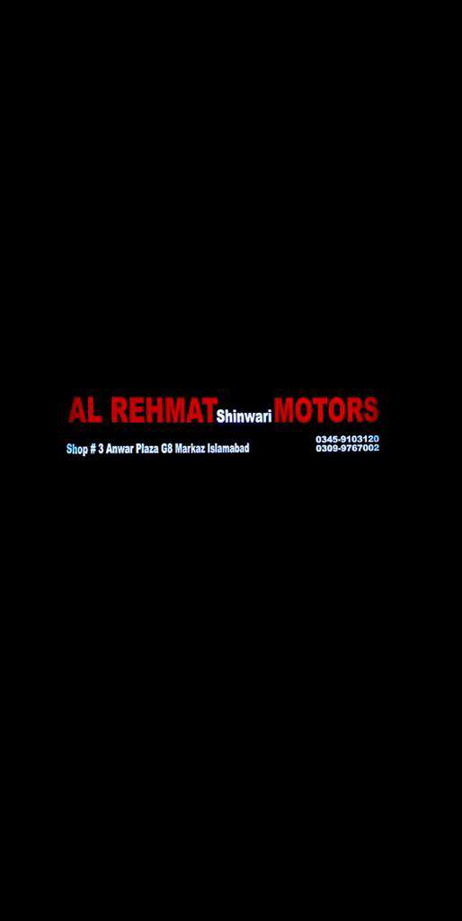AL-REHMAT shinwari MOTORS 